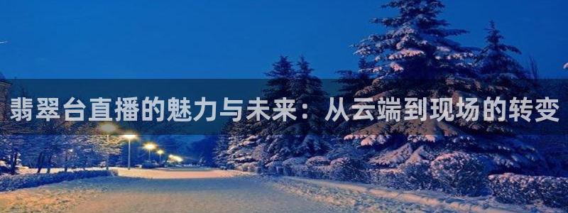 斗球体育免费直播：翡翠台直播的魅力与未来：从云端到现场的转变